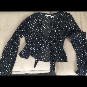 urban outfitters wrap shirt